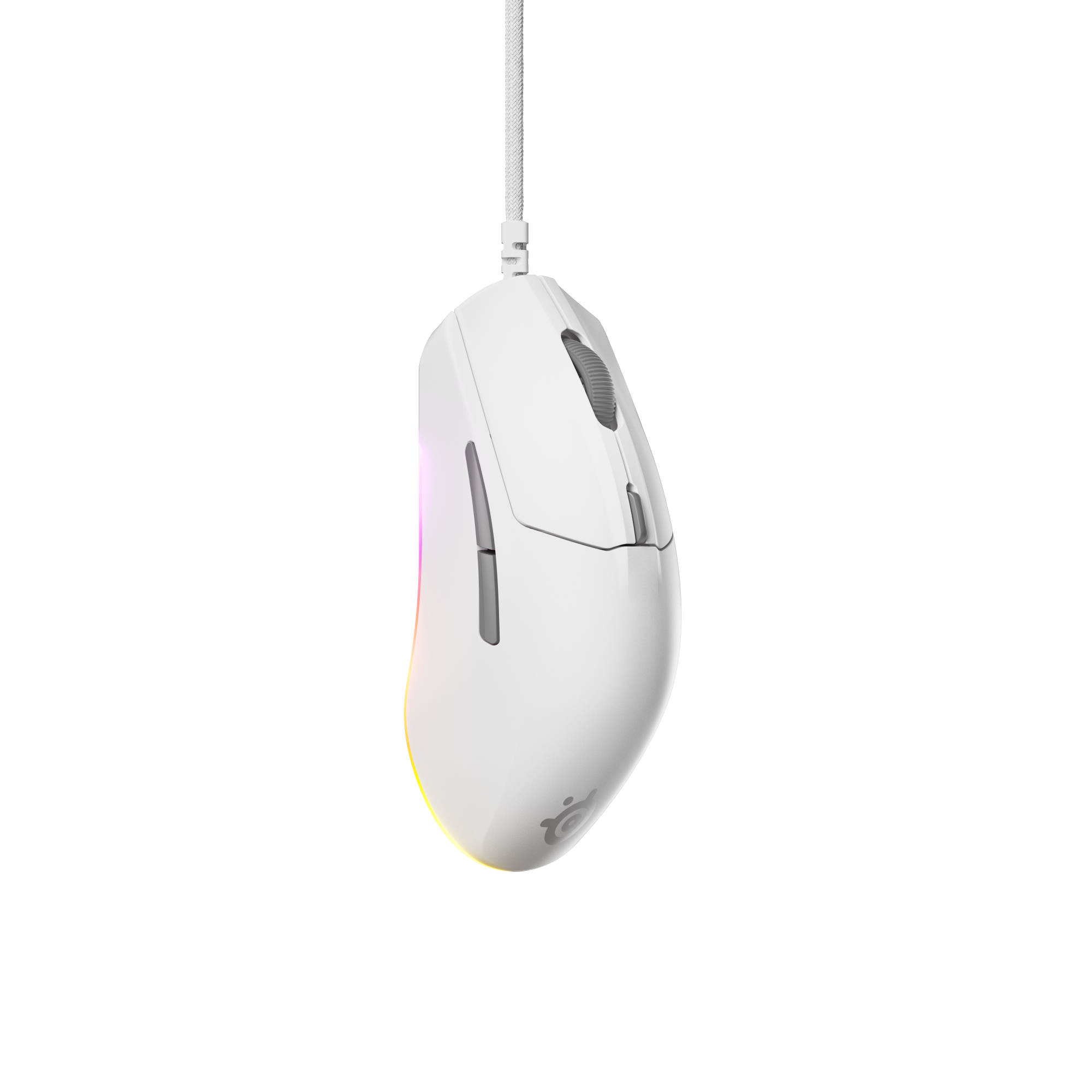 SteelSeries賽睿Rival 3 Gen 2有線電競滑鼠-白